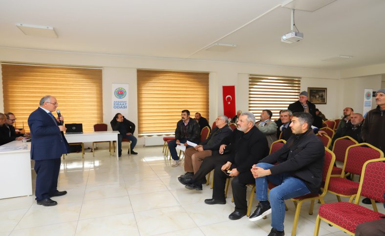 Ziraat Odası, çiftçileri hibe desteği hakkında bilgilendirdi